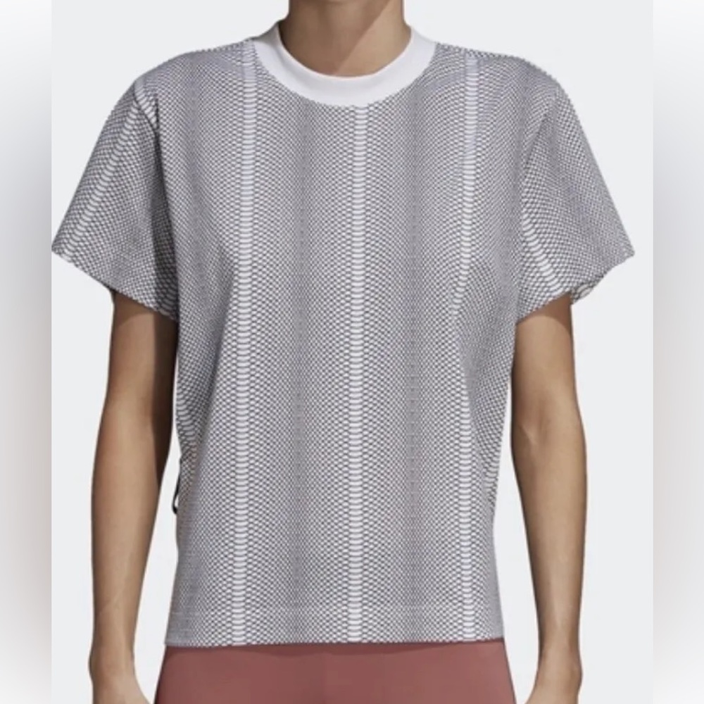 Adidas by Stella McCartney workout shirt, animal print